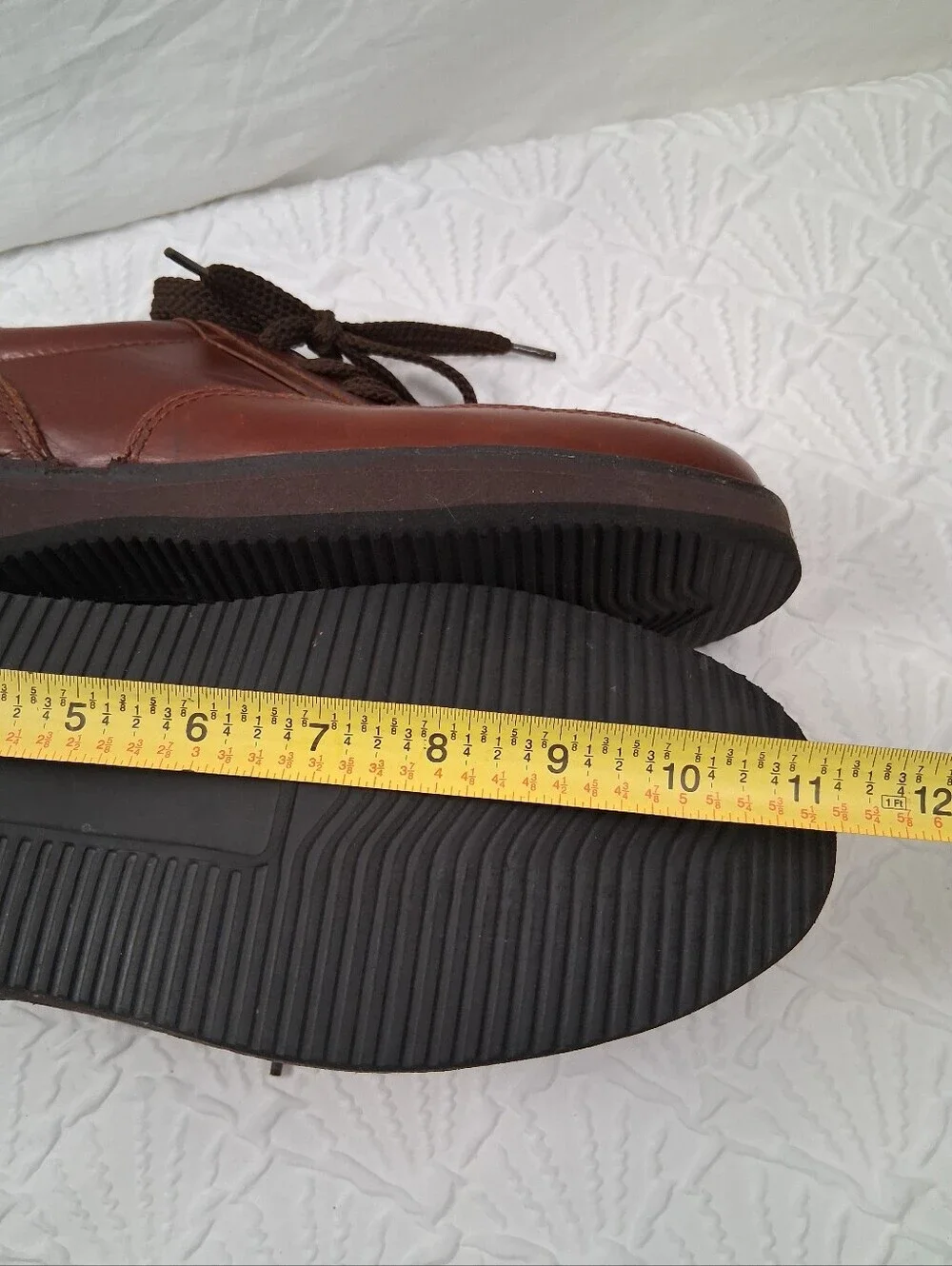 Whitefish Bay Men's Brown Leather Lace-Up Slip-On Comfort Loafers Retro Casual